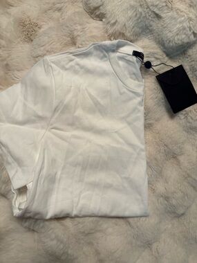 Designer style Women’s  White Crew Neck Shirt - Unbranded New with tags Size XL